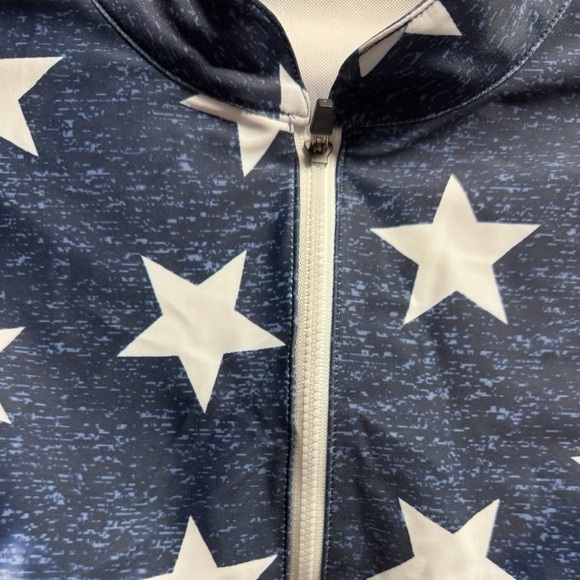 Stars & Stripes Sleeveless Rash Guard Tankini Top w/ Built‑In Bra, Size XL I NWT - Picture 11 of 11